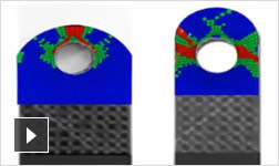 Video: simulated progressive failure in Simulation Composite Analysis software